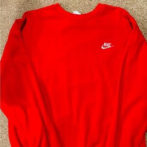Nike Red Sweatshirt